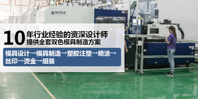 昱卓10年专注双色模具设计/生产定制专家